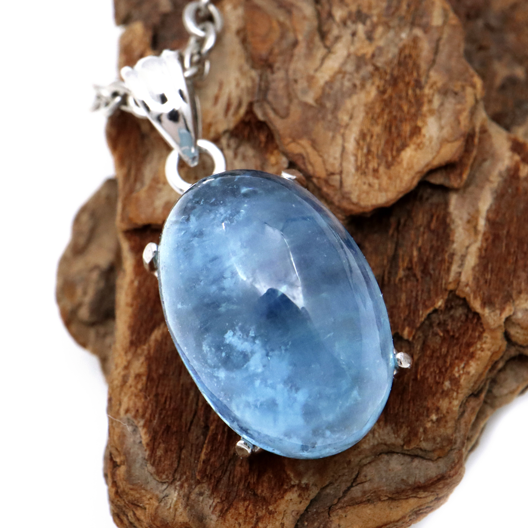 アクアマリン ペンダント 天然石 ネックレス 高品質 Silver925 1点物 3月 誕生石 藍柱石 ベリル
