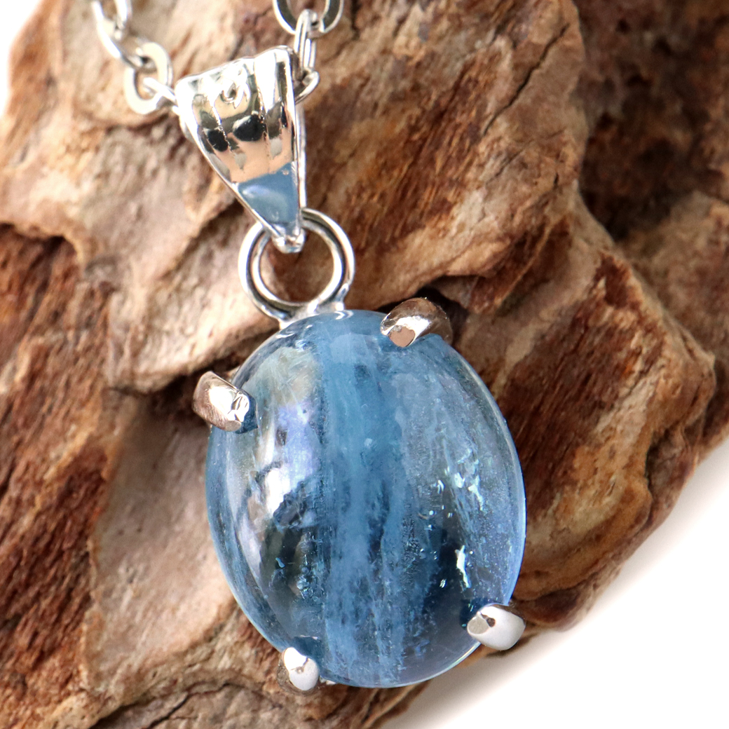 アクアマリン ネックレス 天然石 ペンダント 高品質 Silver925 1点物