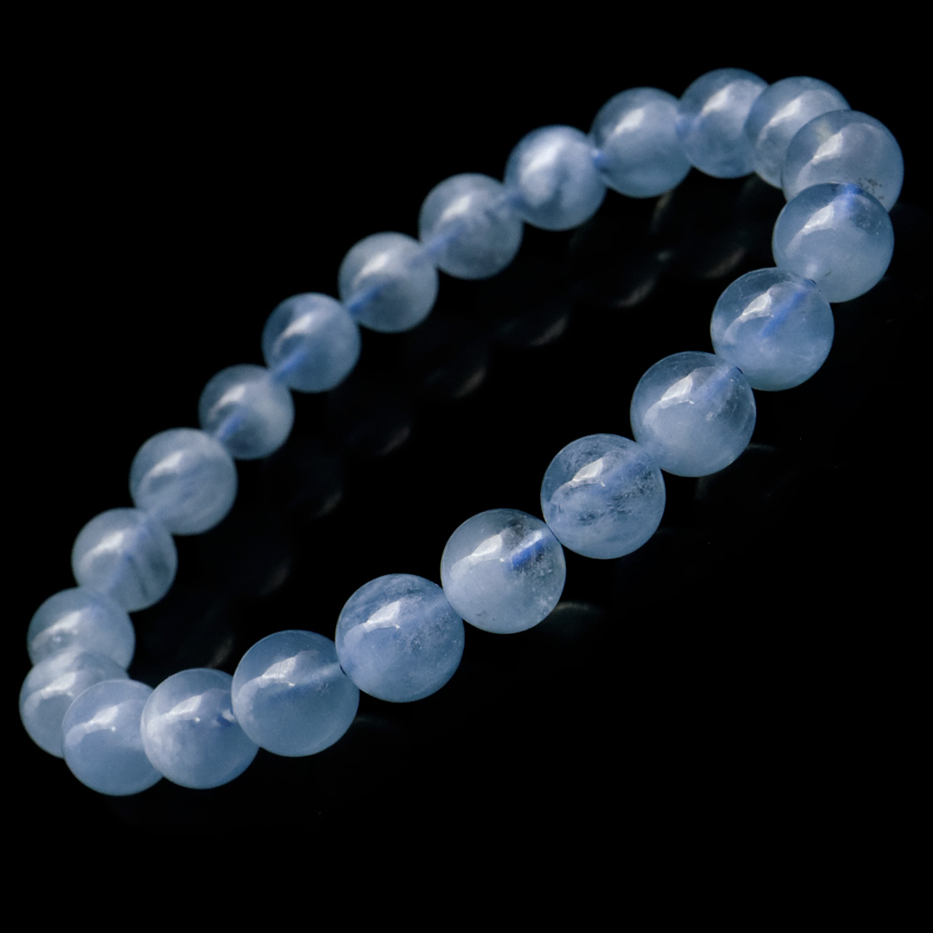 アクアマリン ブレスレット 8mm 3月 誕生石 ベリル 藍玉 天然石 パワーストーン バレンタイン 贈り物 プレゼント ギフト 贈り物