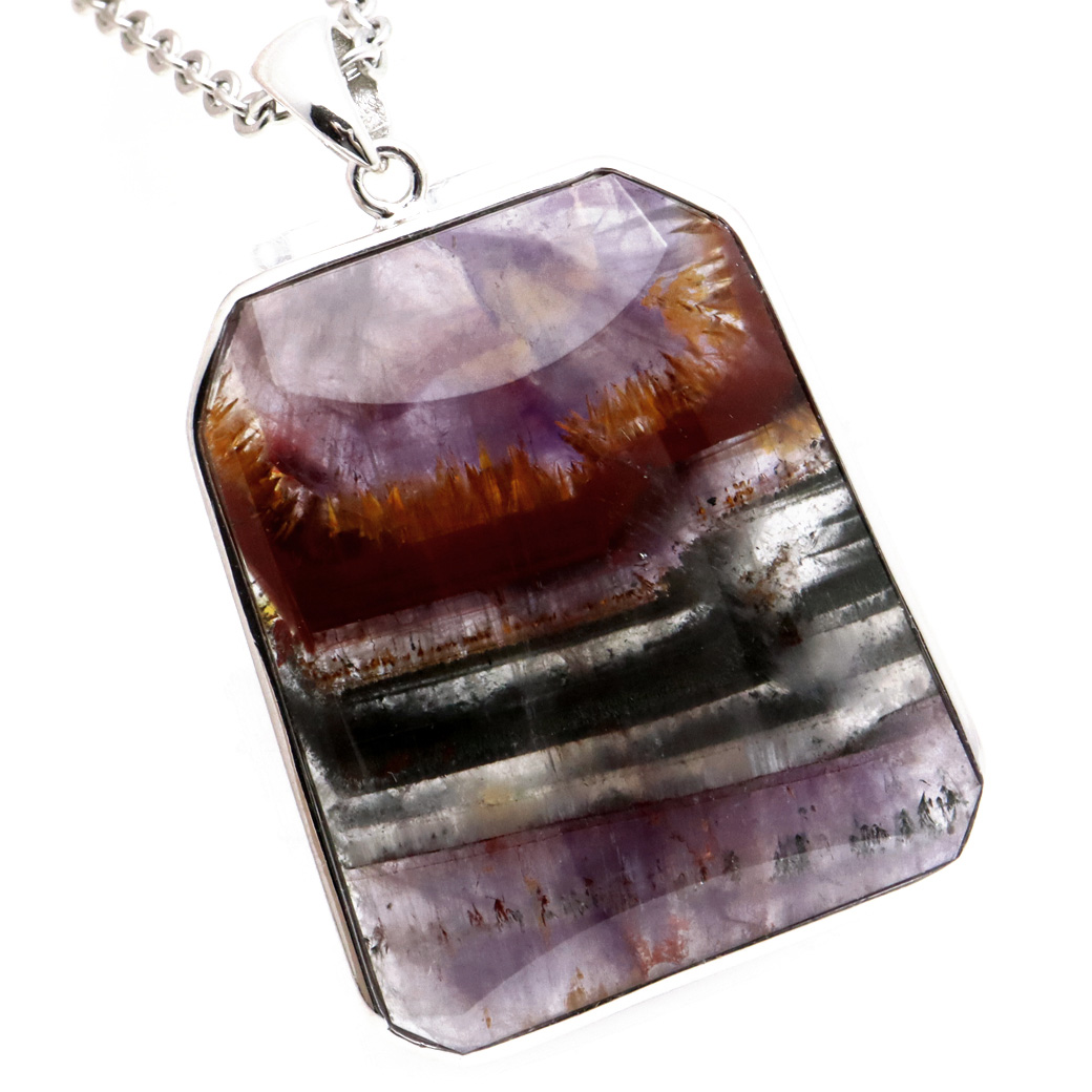 オーラライト23 ペンダント 天然石 ネックレス 鉱物がびっしり AAA Silver925 1点物