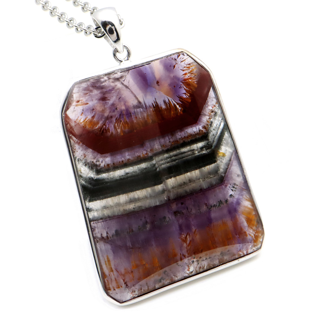 オーラライト23 ペンダント 天然石 ネックレス 鉱物がびっしり AAA Silver925 1点物