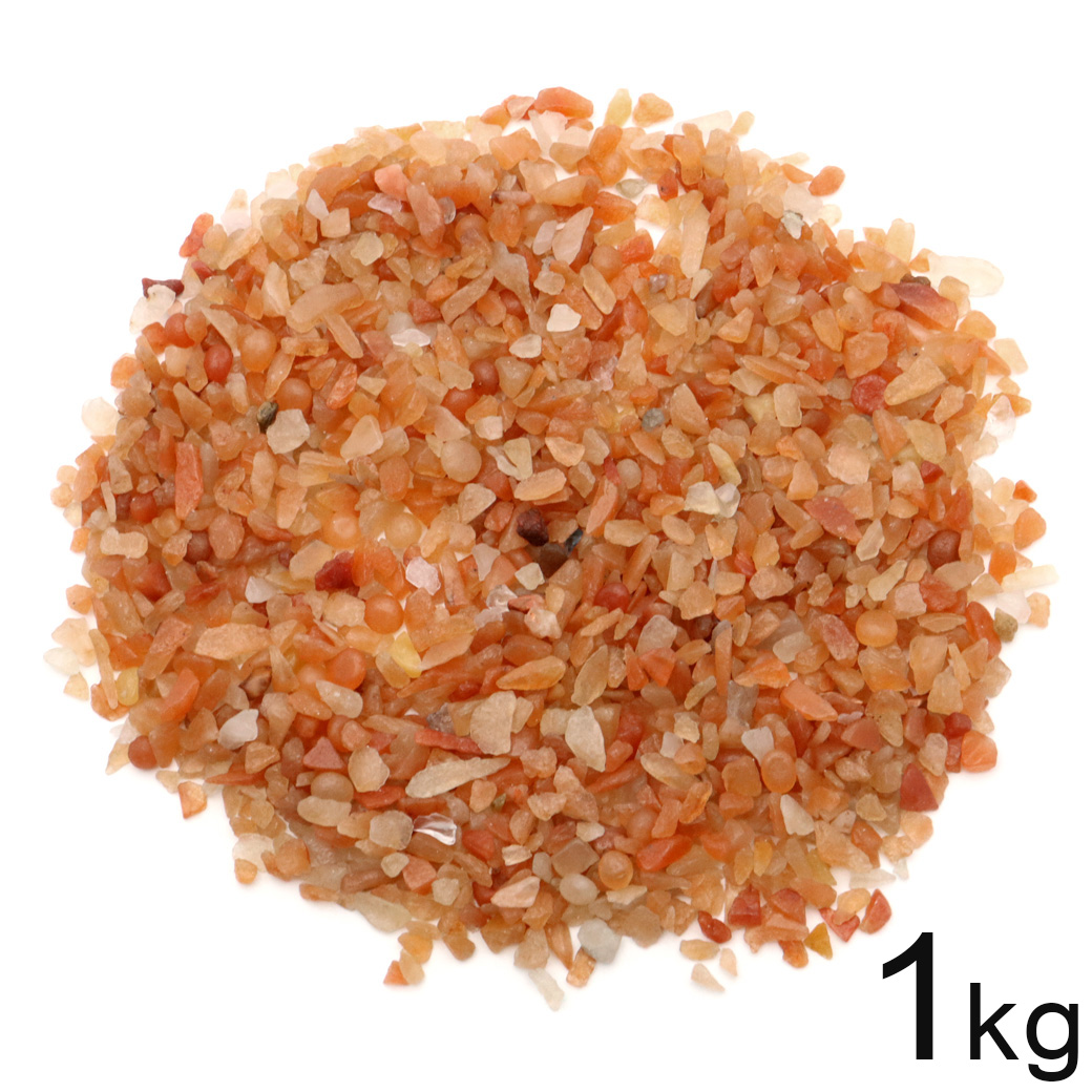 オレンジアベンチュリン さざれ石 1kg まとめ売り お得 サイズ極小 SS 天然石 パワーストーン 浄化グッズ 業務用 卸売り