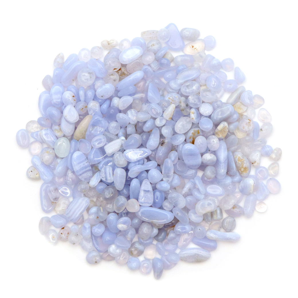 ブルーレースアゲートさざれ 50g サイズ小 AAA 空色縞瑪瑙 天然石 パワーストーン 浄化グッズ ネイルパーツ 材料 レジンパーツ