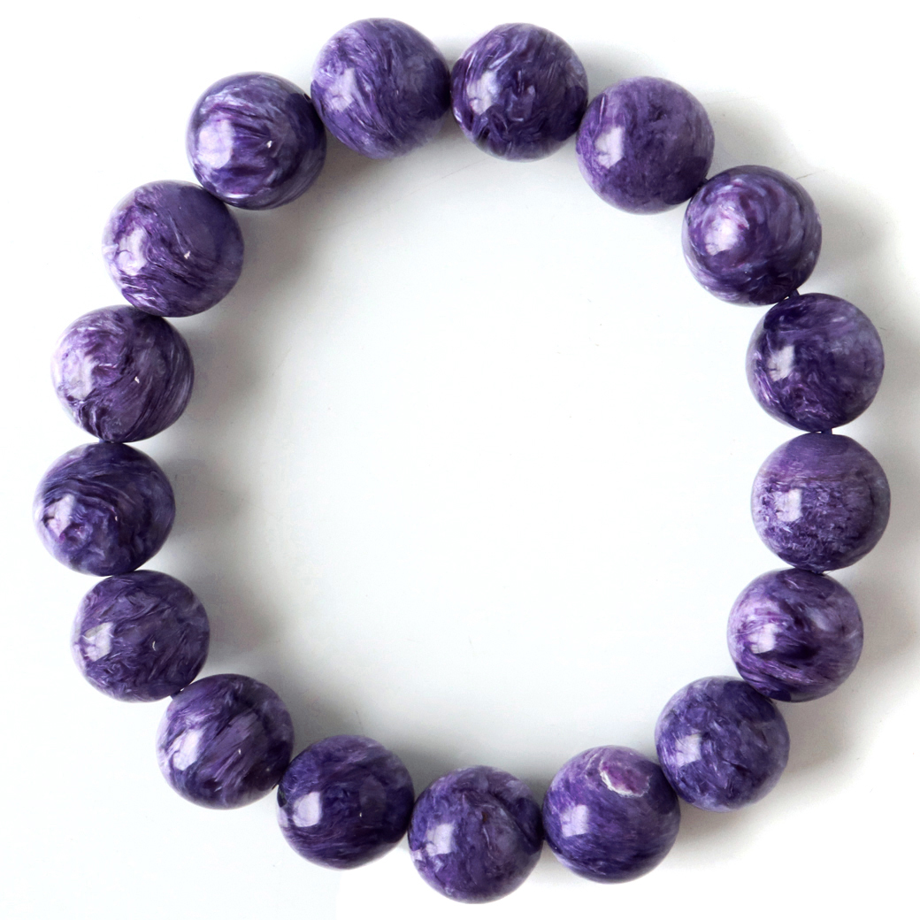 チャロアイトブレスレット 12mm 1点もの 天然石 パワーストーン