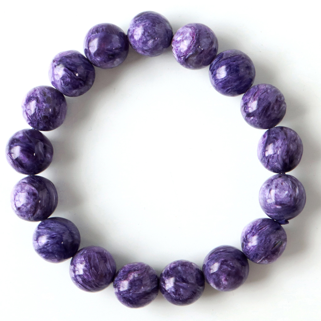 チャロアイトブレスレット 12mm 1点もの 天然石 パワーストーン