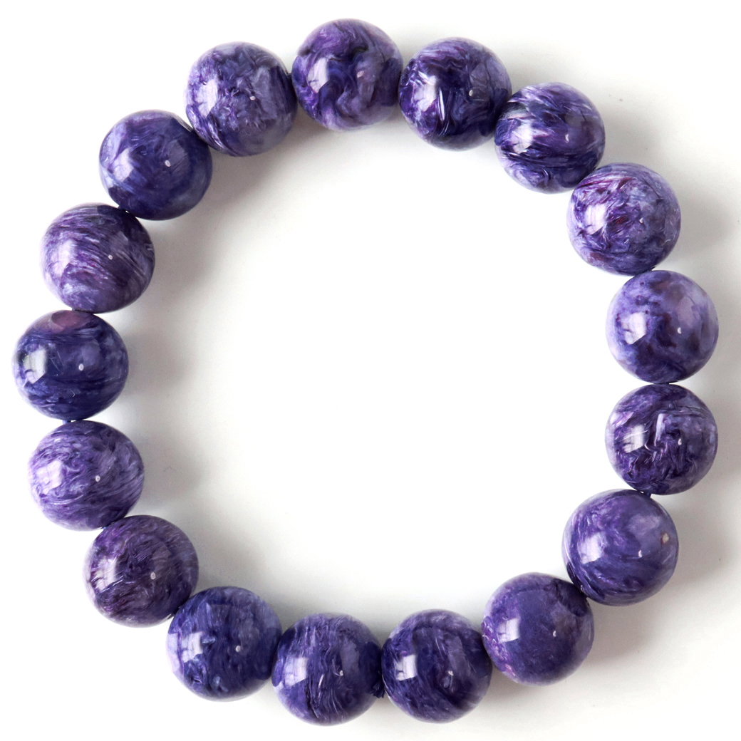 チャロアイトブレスレット 12mm 1点もの 天然石 パワーストーン