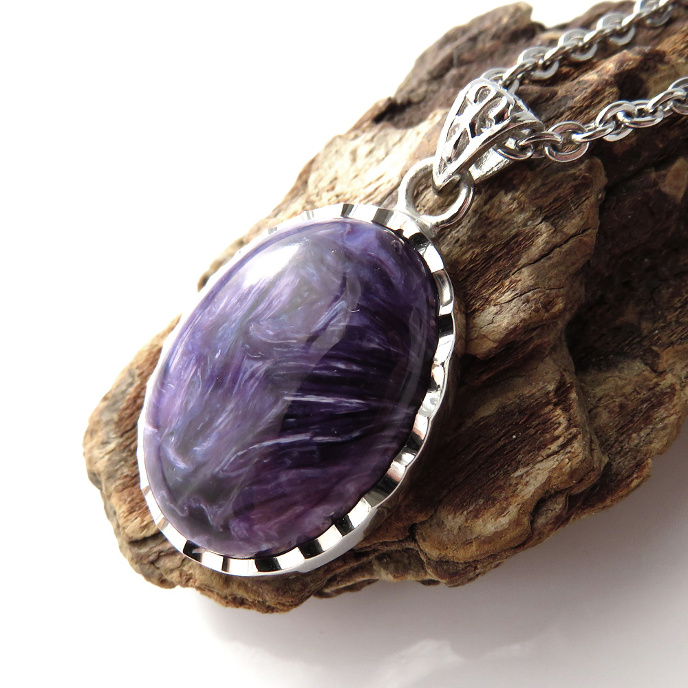 チャロアイト ペンダント 世界三大ヒーリングストーン Silver925 天然石 パワーストーン