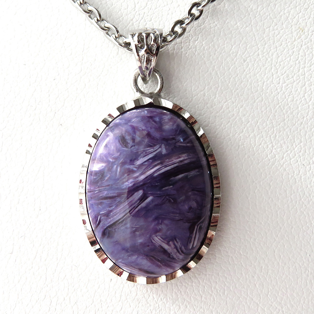 チャロアイト ペンダント 世界三大ヒーリングストーン Silver925 天然石 パワーストーン