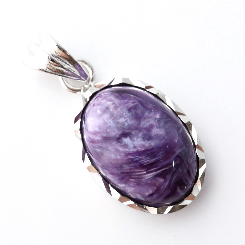 チャロアイト ペンダント 世界三大ヒーリングストーン Silver925 天然石 パワーストーン