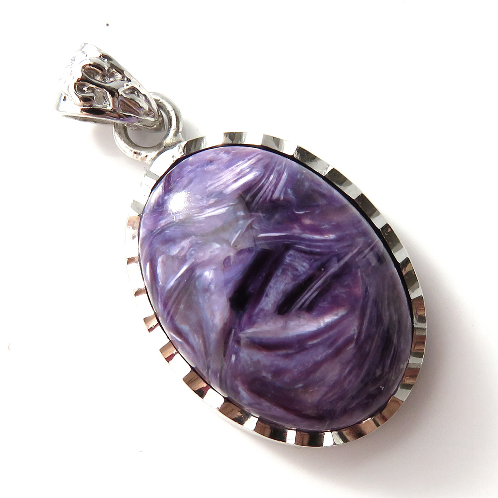 チャロアイト ペンダント 世界三大ヒーリングストーン Silver925 天然石 パワーストーン