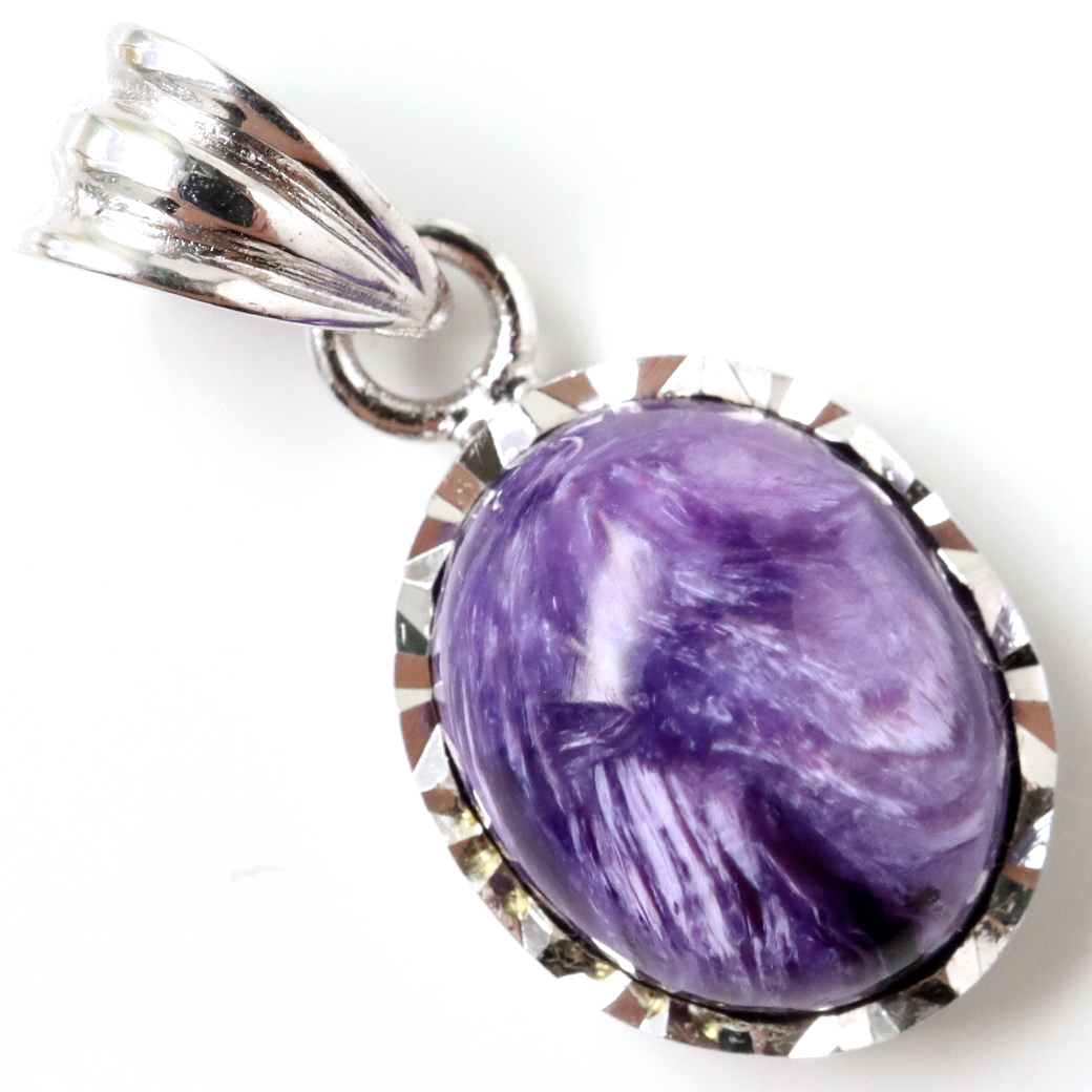 チャロアイト ペンダント 世界三大ヒーリングストーン Silver925 天然石 パワーストーン