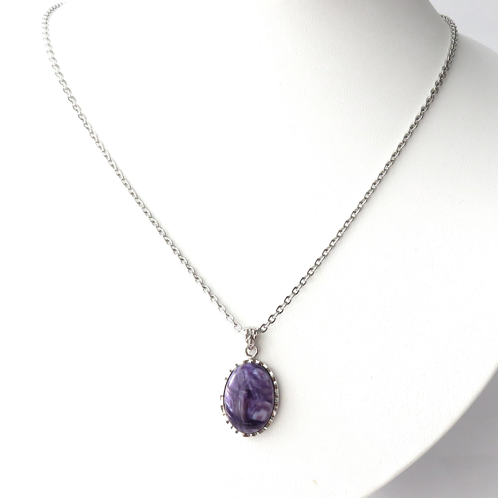 チャロアイト ペンダント 世界三大ヒーリングストーン Silver925 天然石 パワーストーン