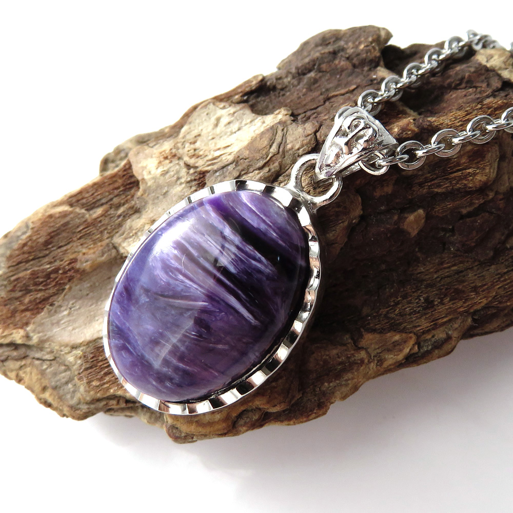 チャロアイト ペンダント 世界三大ヒーリングストーン Silver925 天然石 パワーストーン