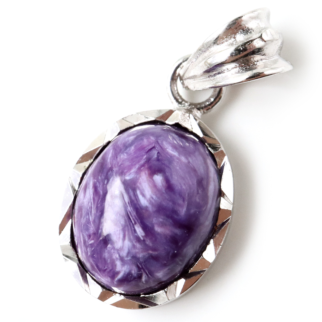 チャロアイト ペンダント 世界三大ヒーリングストーン Silver925 天然石 パワーストーン