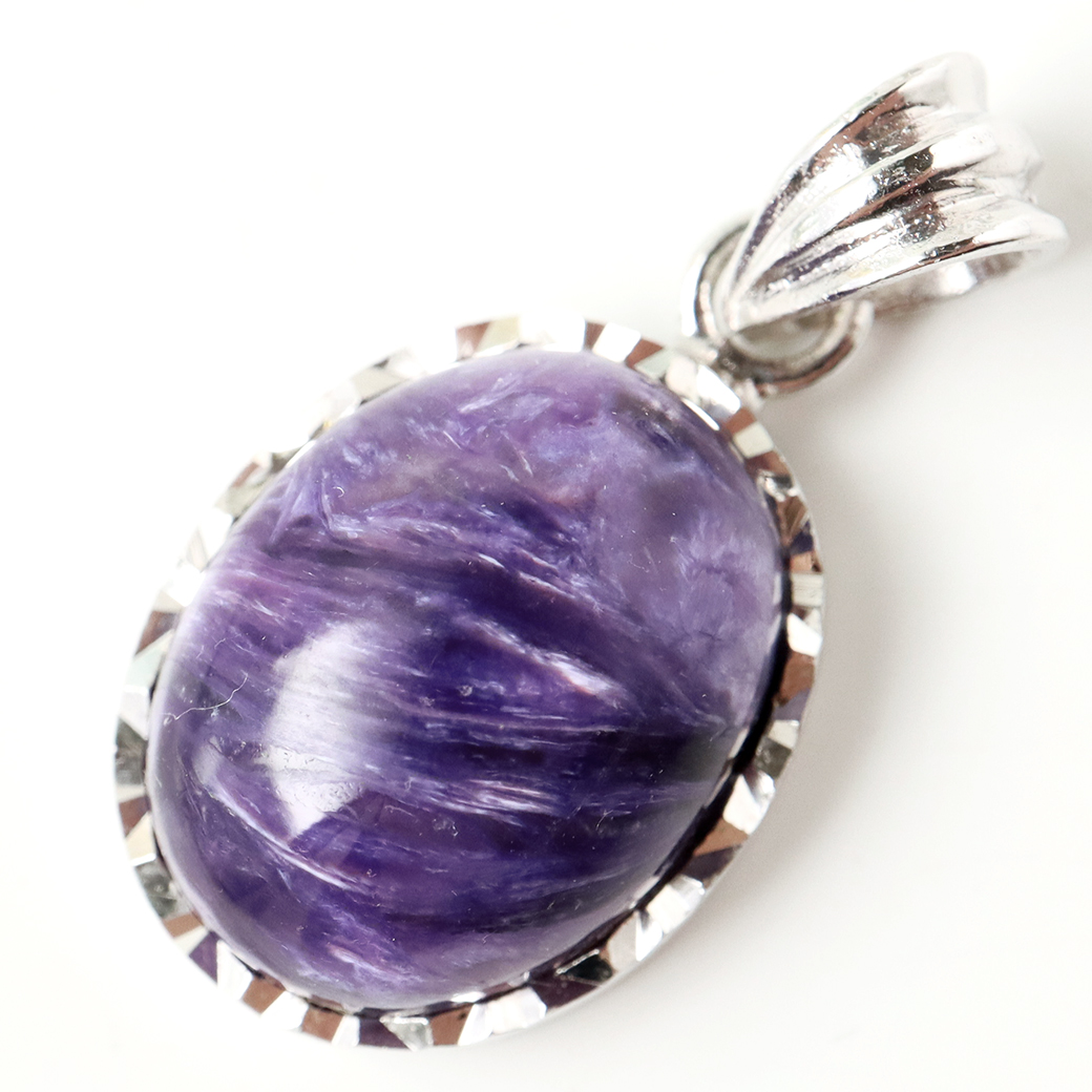 チャロアイト ペンダント 世界三大ヒーリングストーン Silver925 天然石 パワーストーン