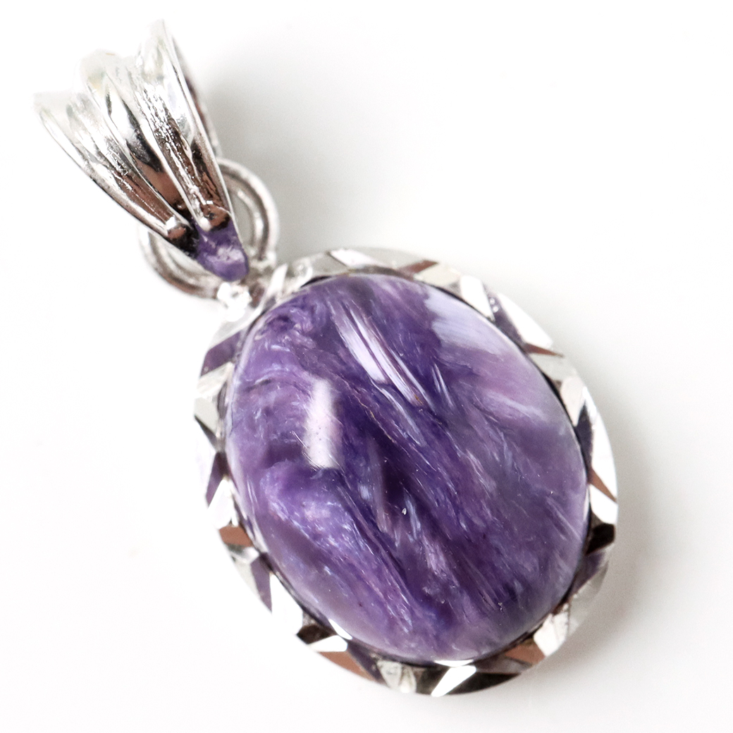 チャロアイト ペンダント 世界三大ヒーリングストーン Silver925 天然石 パワーストーン