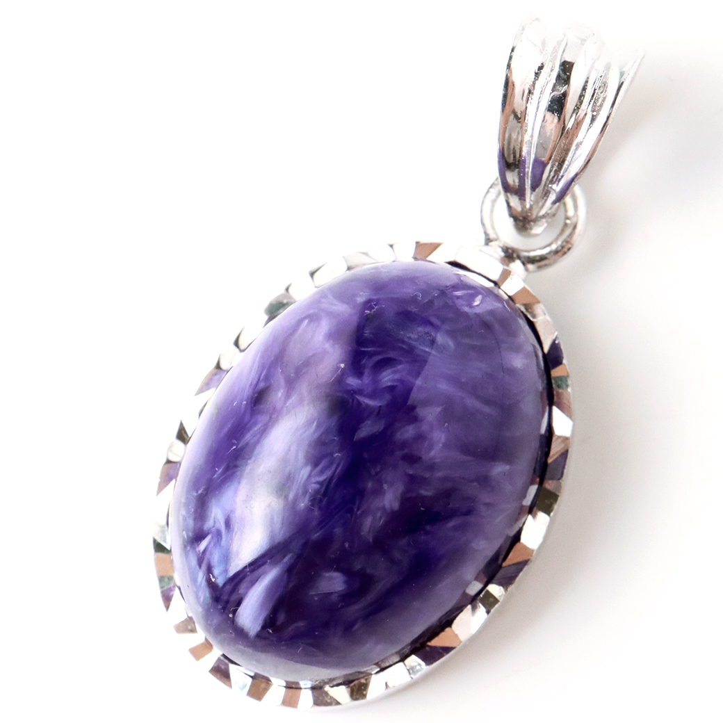 チャロアイト ペンダント 世界三大ヒーリングストーン Silver925 天然石 パワーストーン