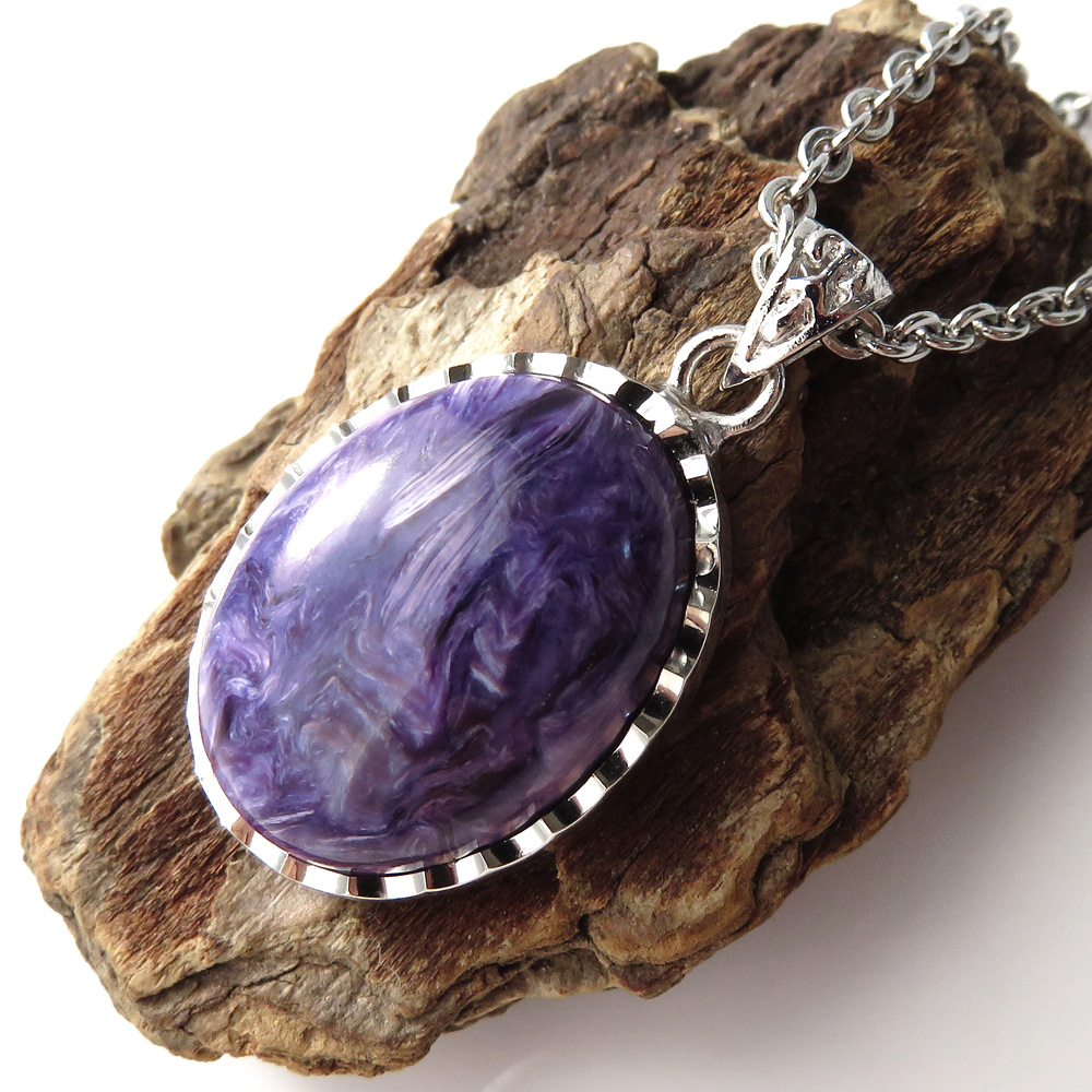 チャロアイト ペンダント 世界三大ヒーリングストーン Silver925 天然石 パワーストーン