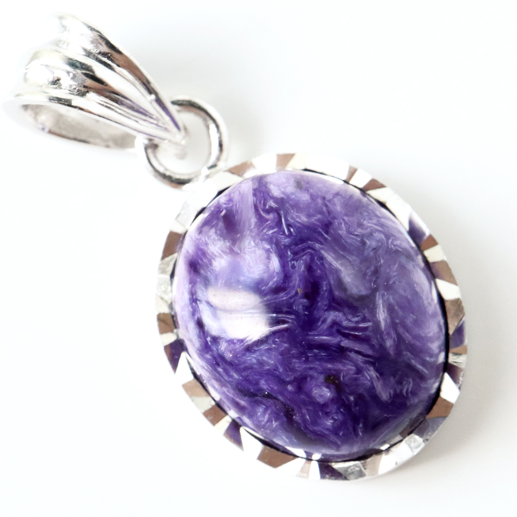 チャロアイト ペンダント 世界三大ヒーリングストーン Silver925 天然石 パワーストーン