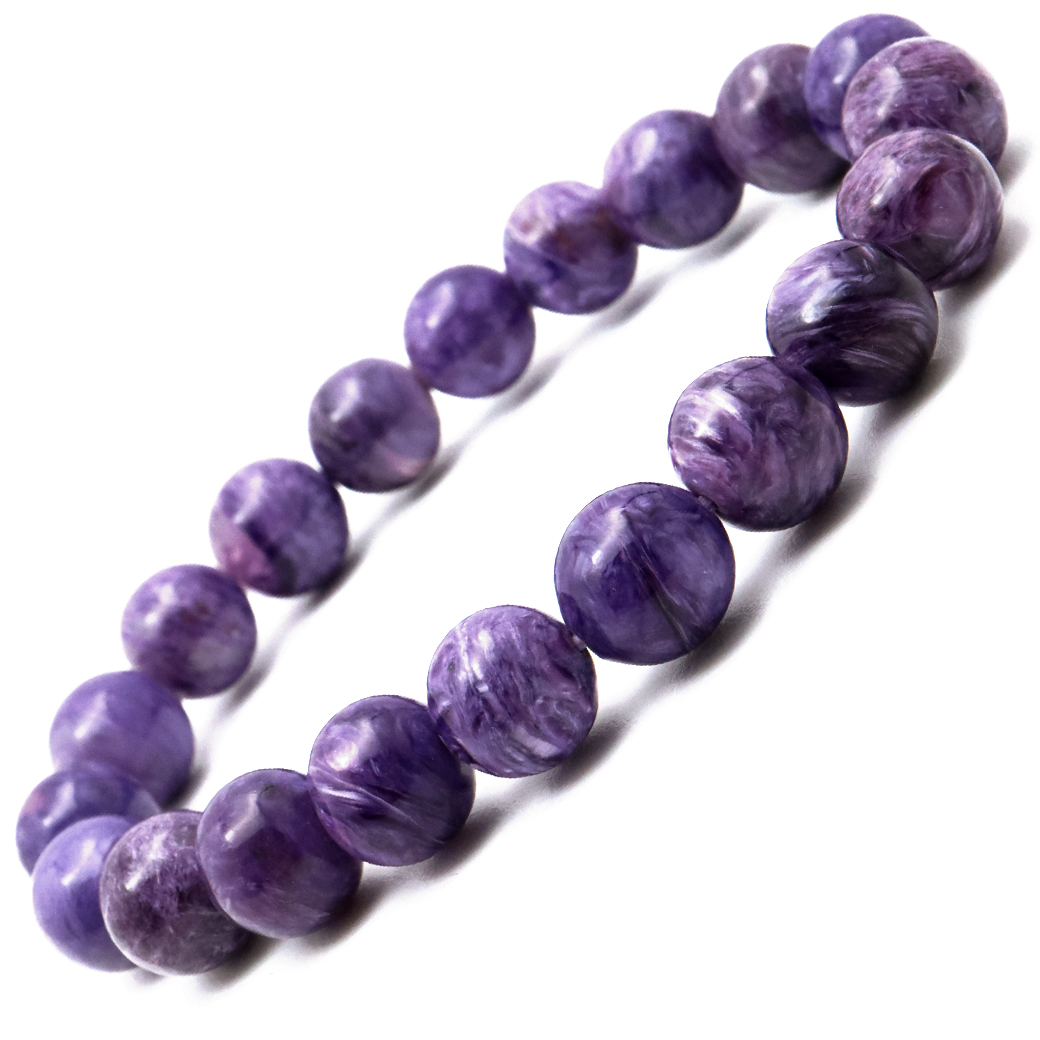 チャロアイト ブレスレット ロシア産 チャロ石 1点もの 天然石 パワーストーン