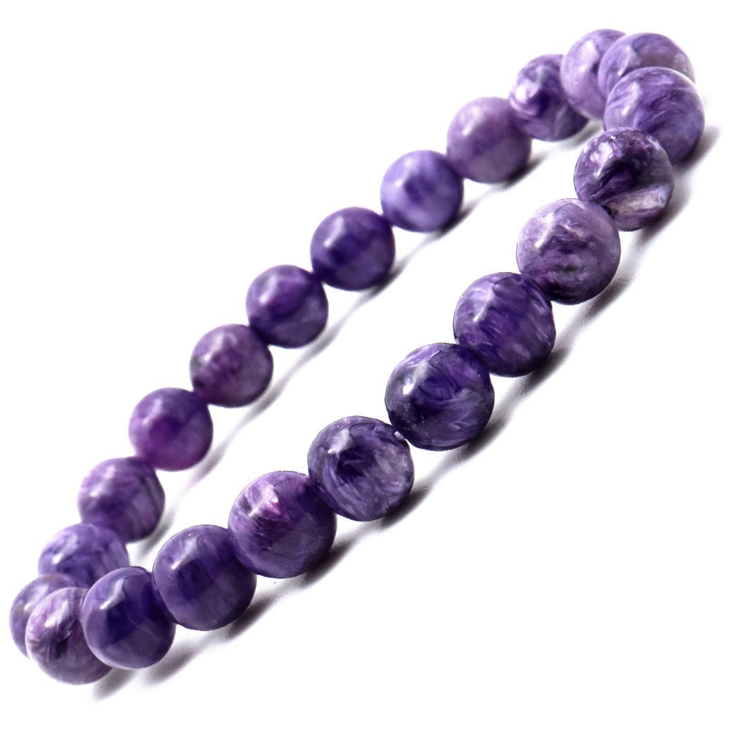 チャロアイト ブレスレット ロシア産 チャロ石 1点もの 天然石 パワーストーン