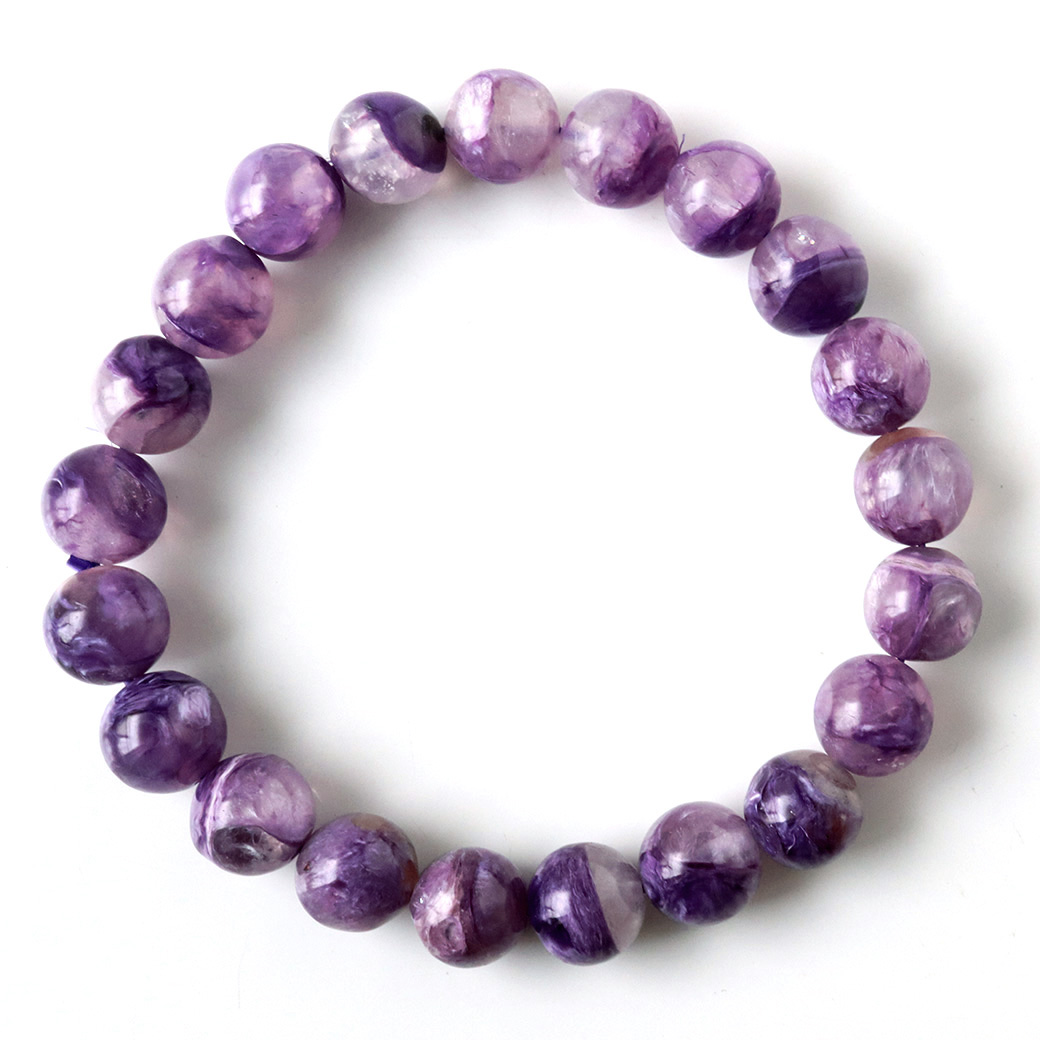 エンジェルシリカ チャロアイト ブレスレット 天然石 1点物 高品質