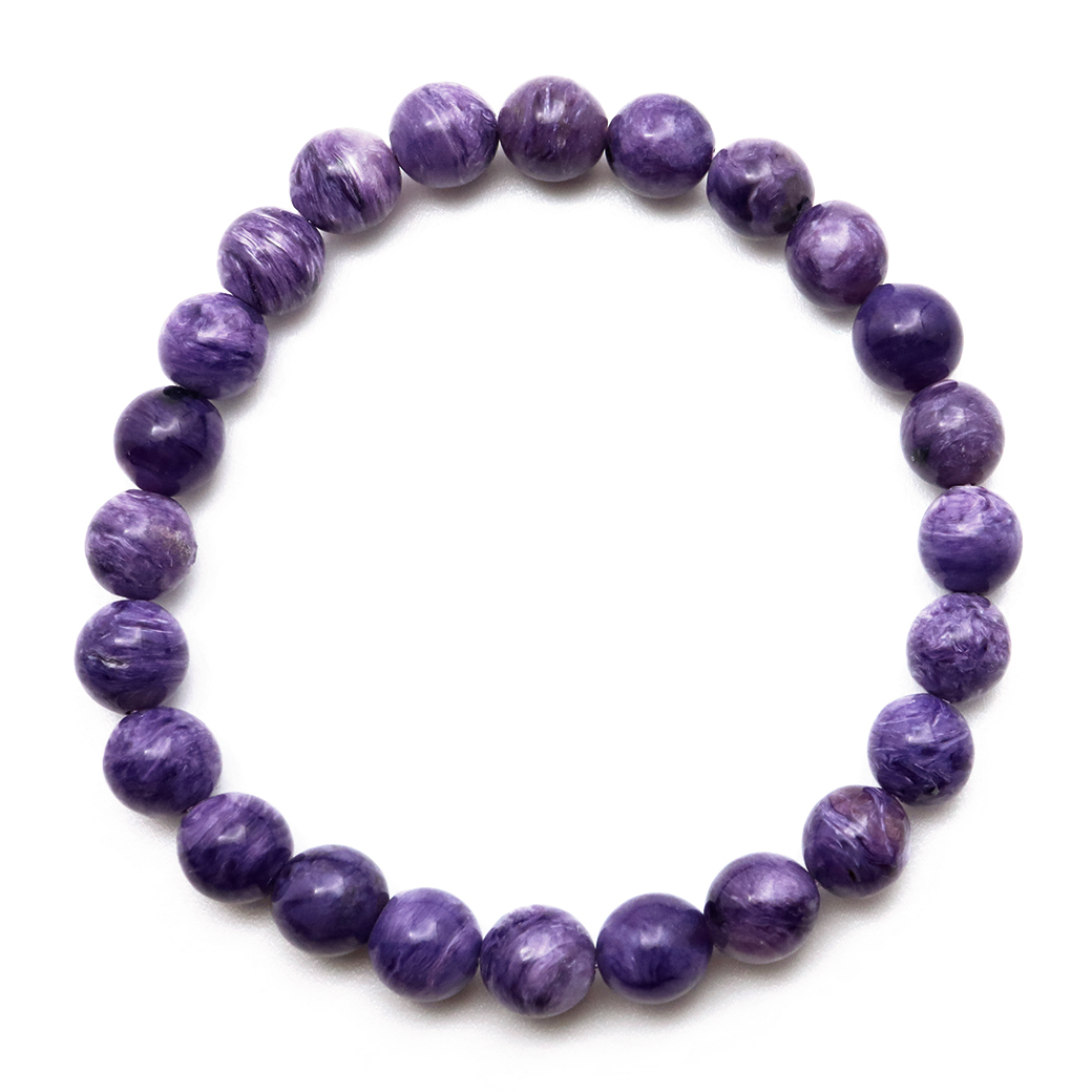 チャロアイト ブレスレット ロシア産 チャロ石 1点もの 天然石 パワーストーン