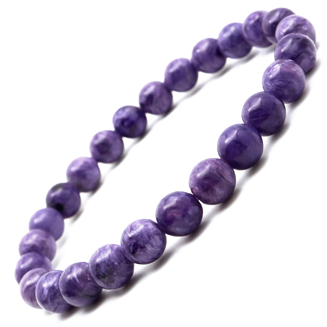 チャロアイト ブレスレット ロシア産 チャロ石 1点もの 天然石 パワーストーン