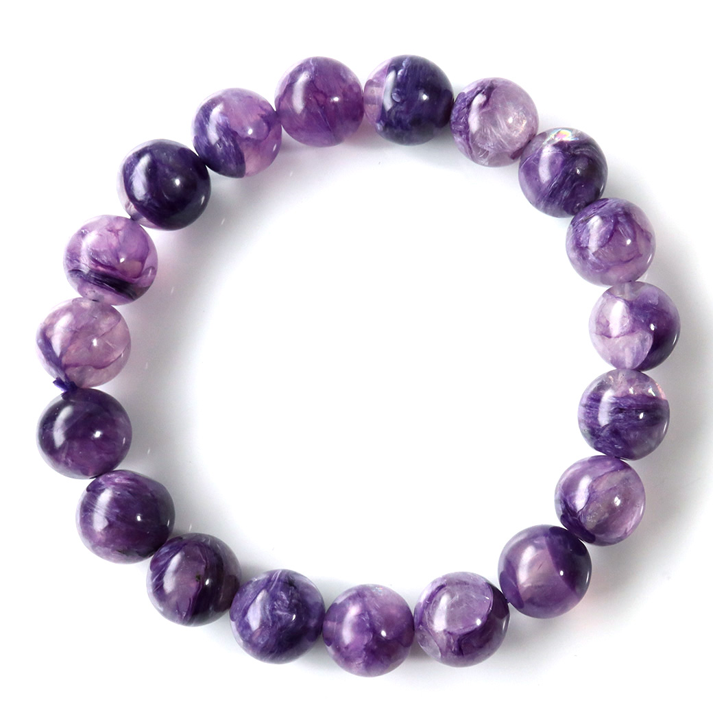 チャロアイト エンジェルシリカ ブレスレット 天然石 1点物