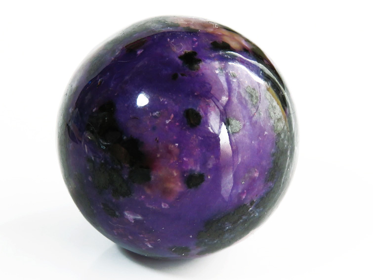 世界最大ヒーリングストーン　チャロアイト丸玉 直径約35mm ロシア産