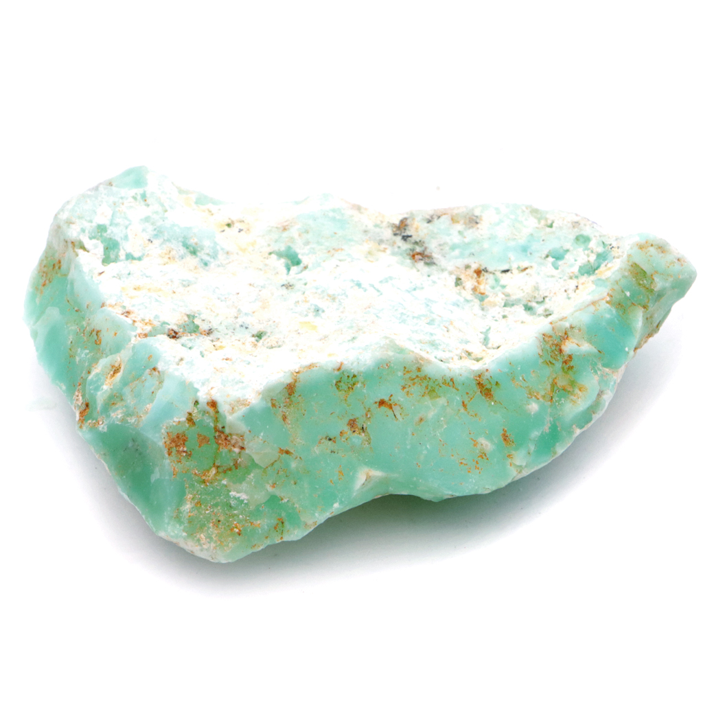 クリソプレーズ 原石 74g インドネシア産 1点物 天然石 アップルグリーン パワーストーン 緑玉髄 Chrysoprase