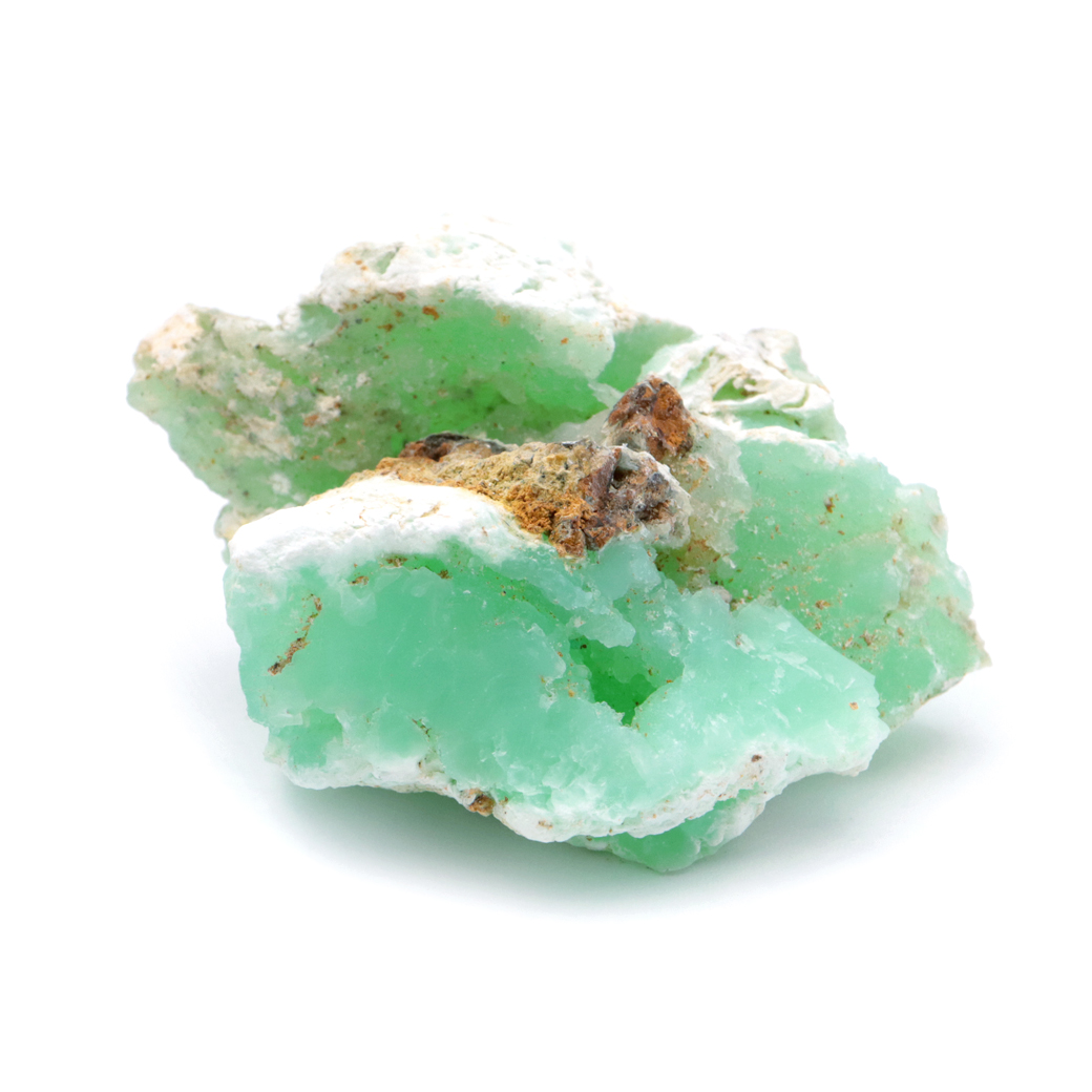 クリソプレーズ 原石 61g インドネシア産 1点物 天然石 アップルグリーン パワーストーン 緑玉髄 Chrysoprase