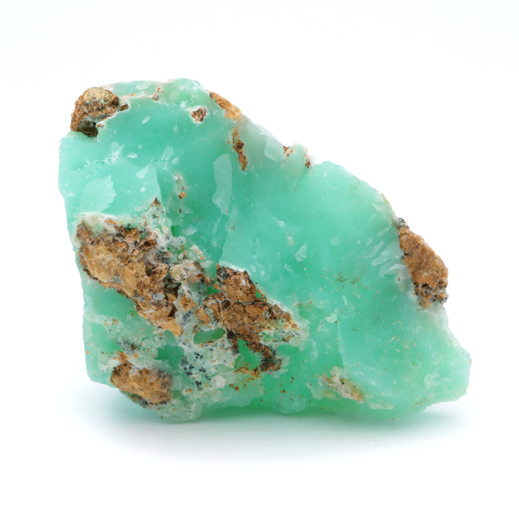 クリソプレーズ 原石 19g インドネシア産 1点物 天然石 アップルグリーン パワーストーン 緑玉髄 Chrysoprase