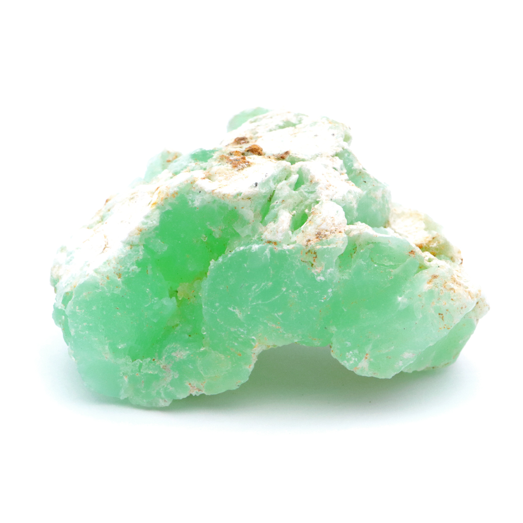 クリソプレーズ 原石 58g インドネシア産 1点物 天然石 アップルグリーン パワーストーン 緑玉髄 Chrysoprase