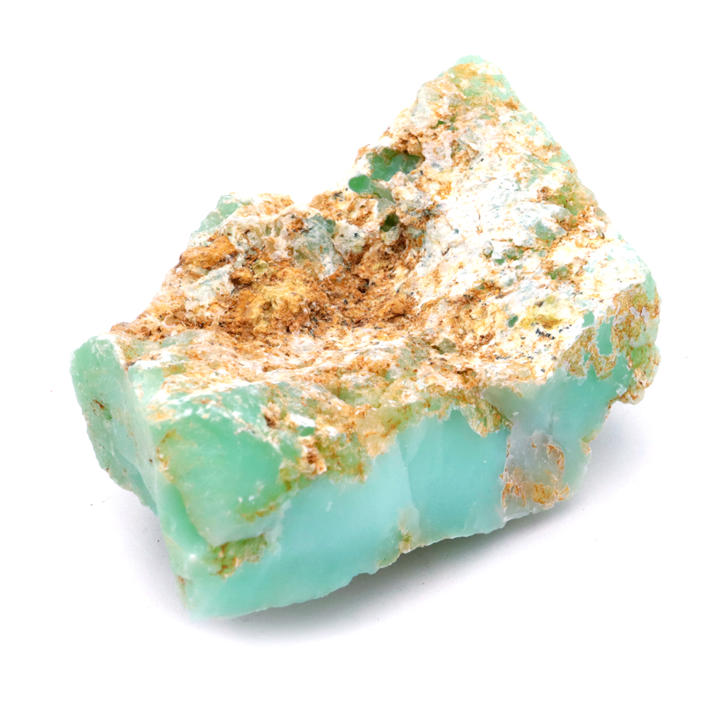 クリソプレーズ 原石 93g インドネシア産 1点物 天然石 アップルグリーン パワーストーン 緑玉髄 Chrysoprase