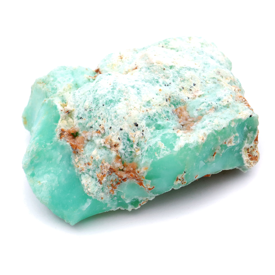 クリソプレーズ 原石 94g インドネシア産 1点物 天然石 アップルグリーン パワーストーン 緑玉髄 Chrysoprase