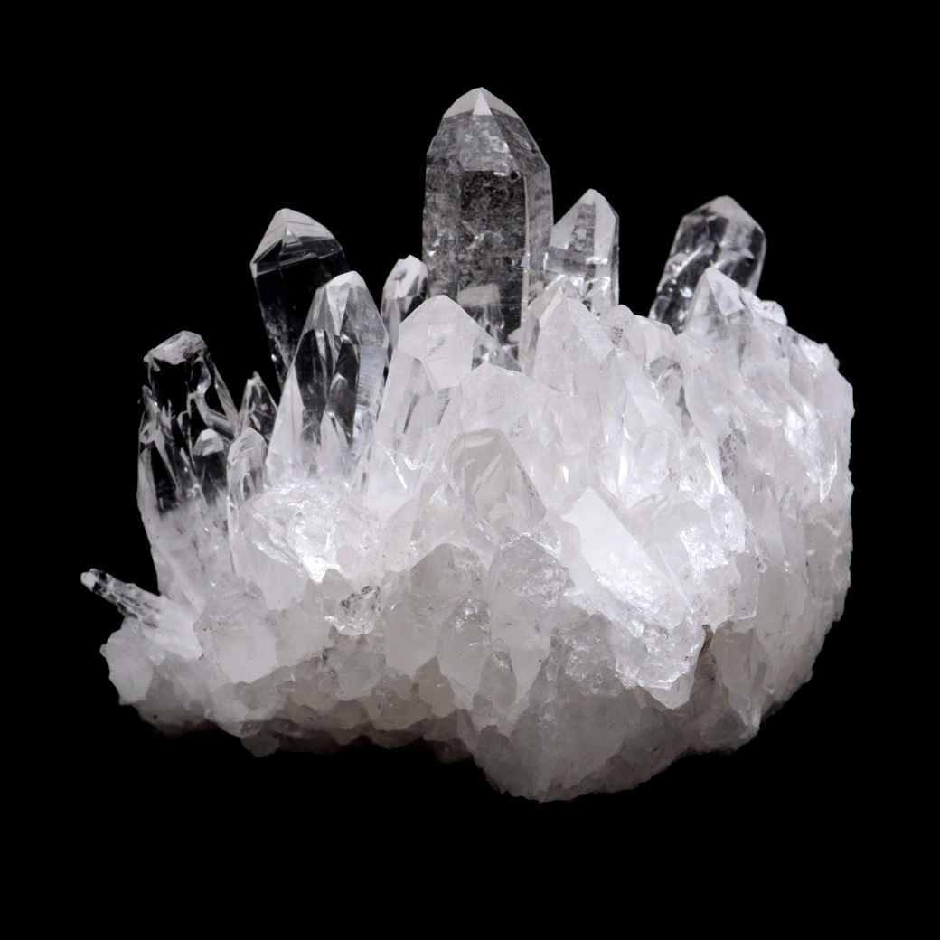 天然 水晶 クラスター 四川省産 原石 天然石 1点物 パワーストーン