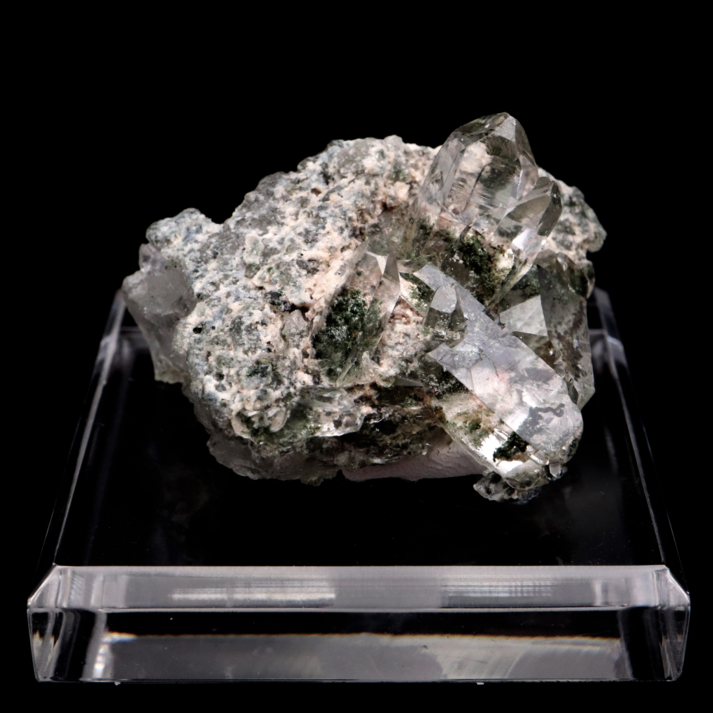ヒマラヤ水晶 クラスター 台付き マニハール産 原石 天然石 1点物 パワーストーン