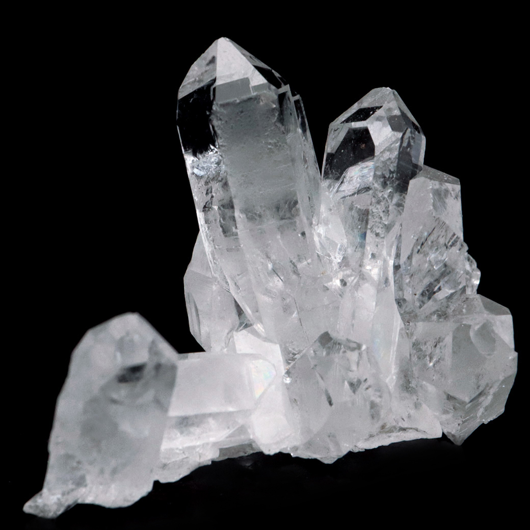 天然 水晶 クラスター ブラジル ゼッカ産 透明感が美しい ゼッカクォーツ 原石 天然石 1点物 パワーストーン ミニサイズ