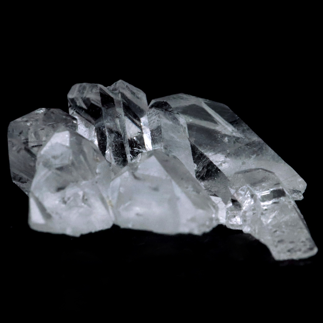 天然 水晶 クラスター ブラジル ゼッカ産 透明感が美しい ゼッカクォーツ 原石 天然石 1点物 パワーストーン ミニサイズ