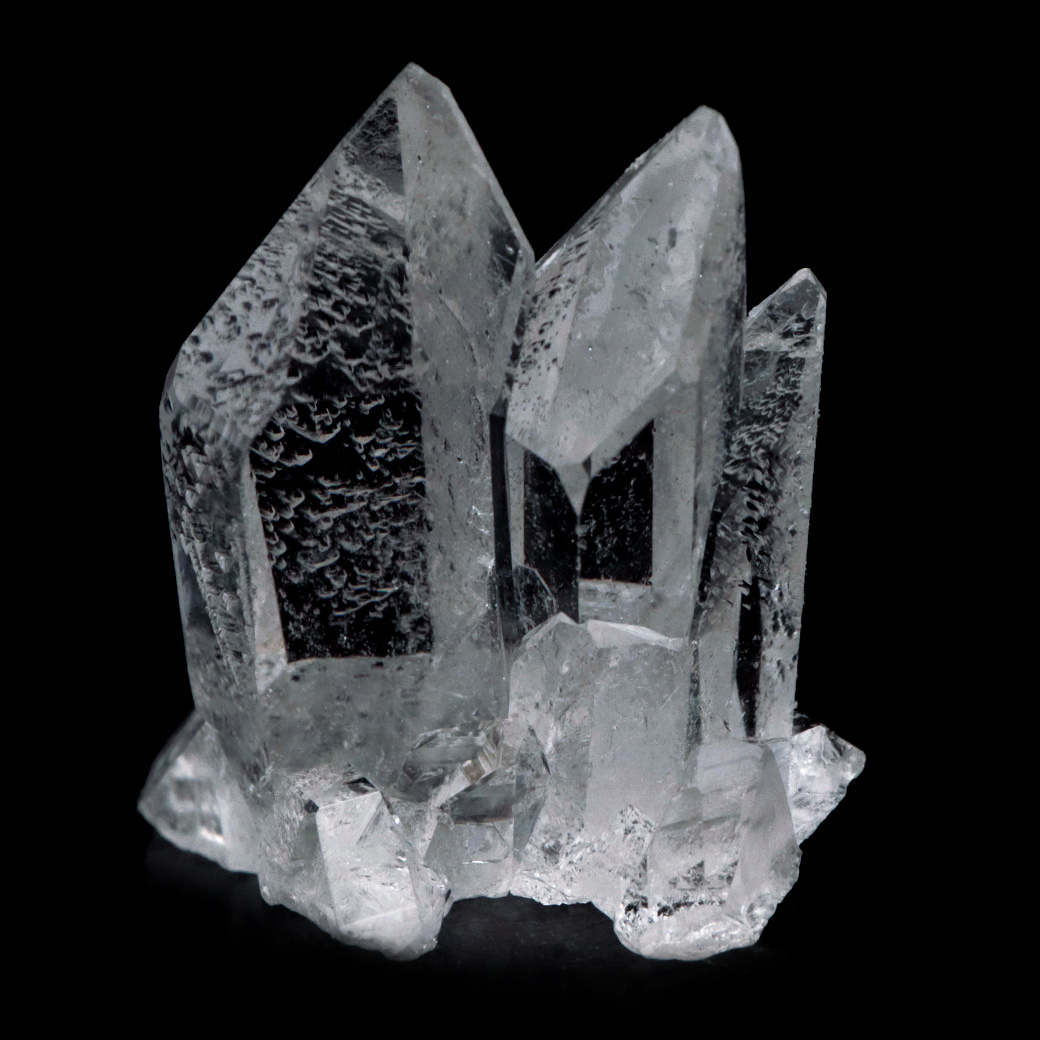 天然 水晶 クラスター ブラジル ゼッカ産 透明感が美しい ゼッカクォーツ 原石 天然石 1点物 パワーストーン ミニサイズ