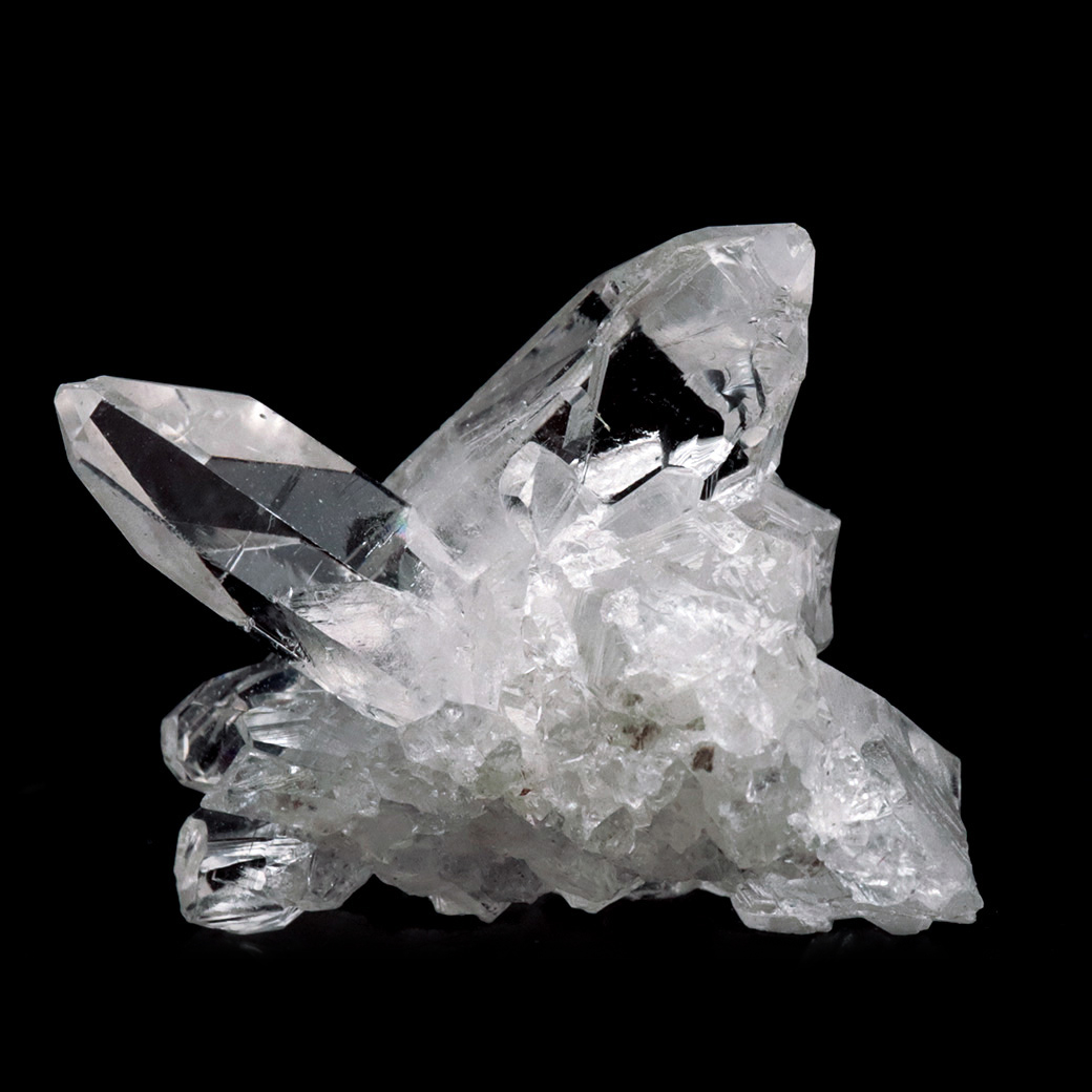 天然 水晶 クラスター ブラジル ゼッカ産 透明感が美しい ゼッカクォーツ 原石 天然石 1点物 パワーストーン ミニサイズ