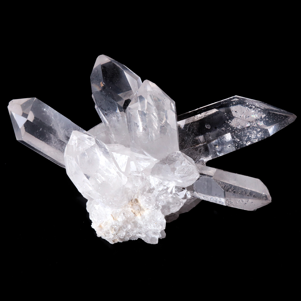 天然 水晶 クラスター 101g ブラジル ゼッカ産 透明感が美しい ゼッカクォーツ 原石 天然石 1点物 パワーストーン クリスタル