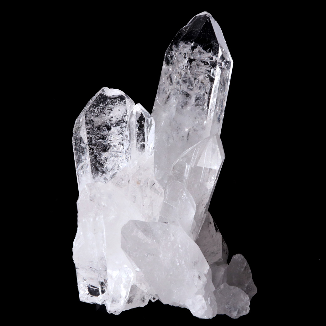 天然 水晶 クラスター 133g ブラジル ゼッカ産 透明感が美しい ゼッカクォーツ 原石 天然石 1点物 パワーストーン クリスタル