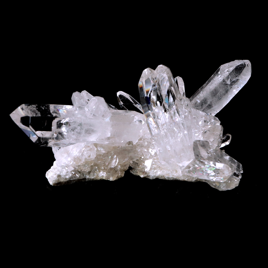 天然 水晶 クラスター 51g ブラジル ゼッカ産 透明感が美しい ゼッカクォーツ 原石 天然石 1点物 パワーストーン クリスタル