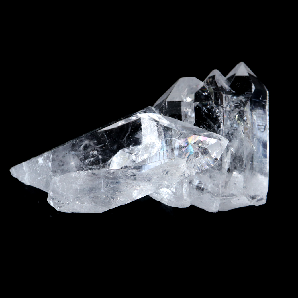 天然 水晶 クラスター ミニ ブラジル ゼッカ産 透明感が美しい ゼッカクォーツ 原石 天然石 1点物 パワーストーン クリスタル