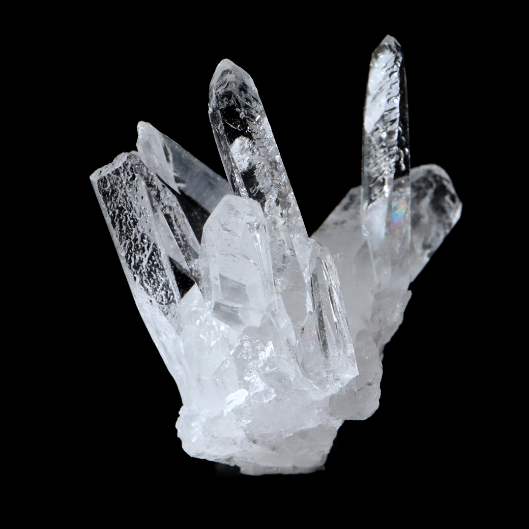 天然 水晶 クラスター ミニ ブラジル ゼッカ産 透明感が美しい ゼッカクォーツ 原石 天然石 1点物 パワーストーン クリスタル