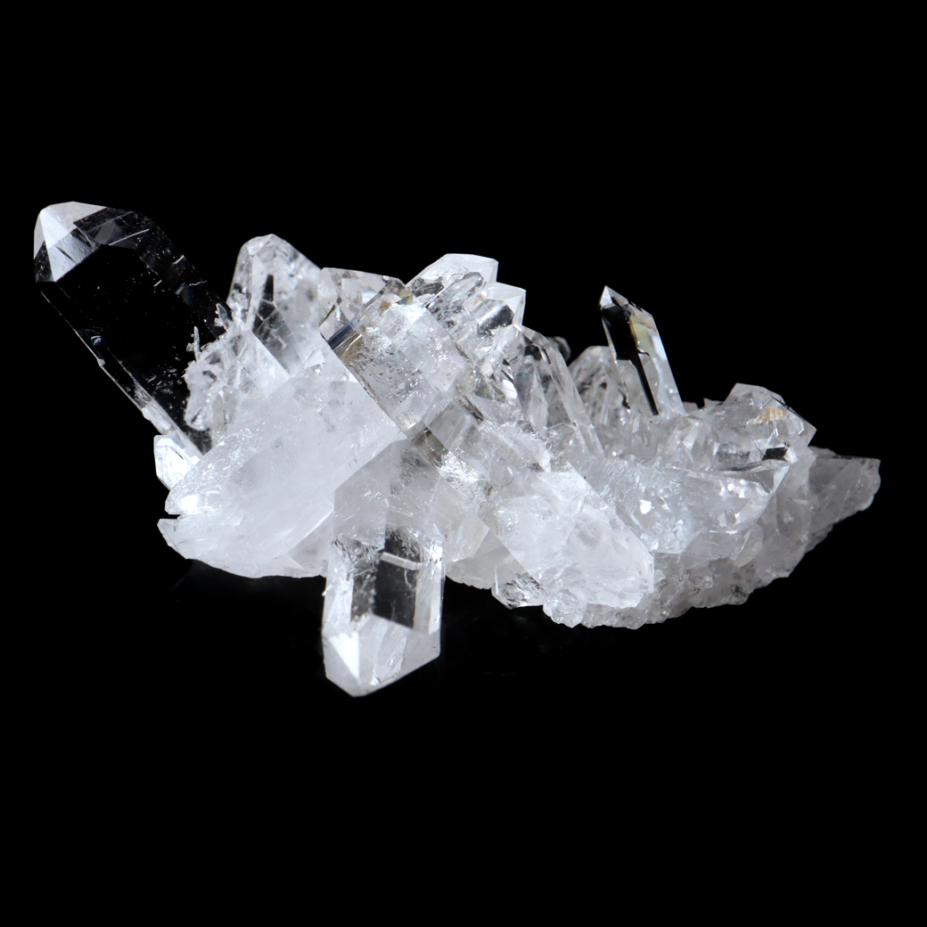 天然 水晶 クラスター ミニ ブラジル ゼッカ産 透明感が美しい ゼッカクォーツ 原石 天然石 1点物 パワーストーン クリスタル