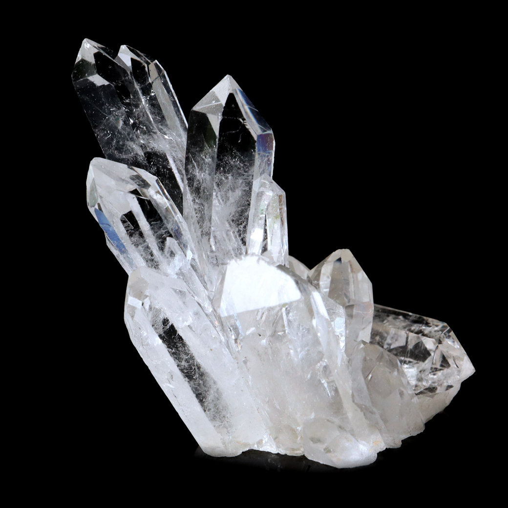 天然 水晶 クラスター ミニ ブラジル ゼッカ産 透明感が美しい ゼッカクォーツ 原石 天然石 1点物 パワーストーン クリスタル