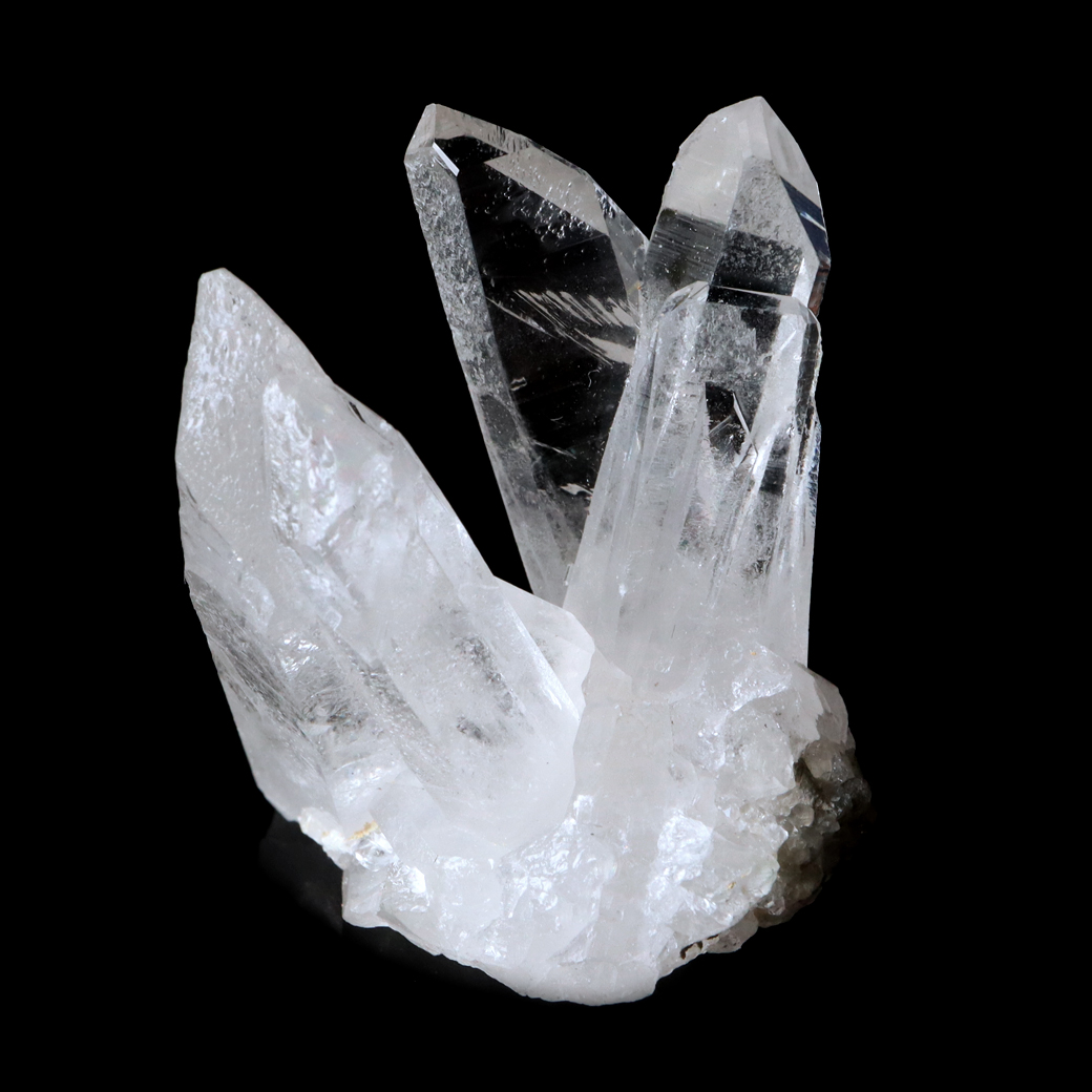 天然 水晶 クラスター ミニ ブラジル ゼッカ産 透明感が美しい ゼッカクォーツ 原石 天然石 1点物 パワーストーン クリスタル